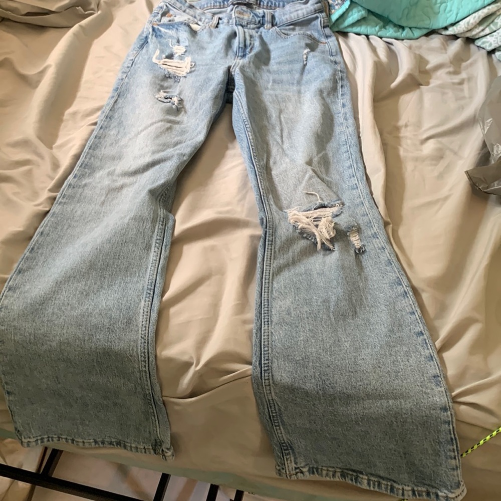 Aero high rise flare jeans